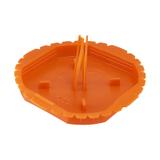 PS60 ,  Pokrywa sygnalizacyjna z tzw. "wąsami"(do puszek podtynkowych), pomarańczowy