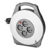 Przedłużacz bębnowy 4 gniazda z uziemieniem zwijany kabel PVC 900W 10m VIRONE