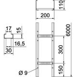 DRABINKA LG 110X200 FS