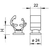 177/B-HD-20, UCHWYT DACH.WKRĘTY+DYBLE PA OP.1