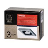 HALISI SM ramka dekoracyjna oprawy punktowej, MR16/GU10 max 50W, kwadrat, ruchoma, czarna AD-OD-6183 ORNO