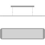 Oprawa z bezpośrednim i pośrednim rozsyłem światła PANEL LED D/I 1200 36W 4000K UGR19
