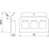 MTM3F, PŁYTKA WSPORNIKA