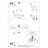 Sollux Plafon SKALA 30 biały SL.0759
