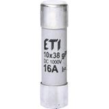 Wkładka topikowa cylindryczna PV CH10x38 gPV 16A 1000V DC 002625081 ETI