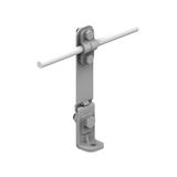 Uchwyt na blachę krawędz. kątowy Z-śruba H=14,5cm /OG/