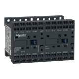 Stycznik nawrotny, TeSys K, 9A, 3P, 1NC, cewka 24VDC, zaciski sprężynowe LP2K09013BD