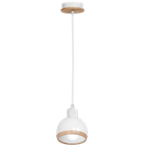 Milagro lampa wisząca Oval E27 biała MLP7043