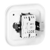 Łącznik podtynkowy 10A, 250V, 1-biegunowy, FAN, biały WP-1F BIAŁY ORNO