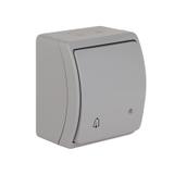 VW-5L Koala Łącznik dzwonek podświetlany n/t IP44 popiel VW 155-53 61.348 OPATÓWEK