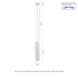 OPRAWA MADARA MINI RING GU10 ZWIS BAZA 230V IP20 fi55*200mm BIAŁY kabel 1m