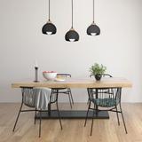 Milagro lampa wisząca Dama Black 3xE27 MLP6550
