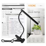 TERI II LED, lampka biurkowa z klipsem, 5W, 260lm, 4000K, czarna