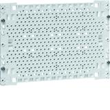 Perforowana płyta montażowa do przedziału teletechnicznego