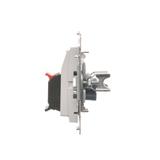 Simon 54 Gniazdo głośnikowe 4-krotne Przekrój przewodów dla wejścia i wyjścia 25 mm2 biały