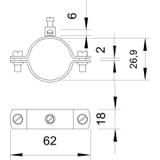 925, OBEJMY UZIEMIAJĄCE OC.3/4"