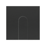 Simon 100 Pokrywa przyłącze kablowe czarny mat