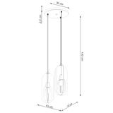 Lampa wisząca NICUS 3P biała