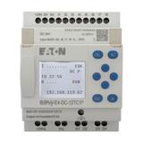 EASY-E4-DC-12TC1P easyE4 Push-in 24VDC 8DI(4AI) 4DO-T z wyświetlaczem 197506 EATON