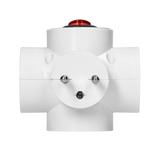 Rozgałęźnik 3x2P+Z, z wyłącznikiem R-31W ORNO