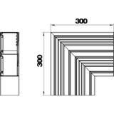 GA-DF90210EL, Naroże płaskie 2-komorowe