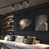 ANDROMEDA PRIME NA SZYNOPRZEWÓD 3F CCT 24W 230V 25st IP20 śr.76x177x228mm CZARNY SPECTRUM