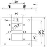 ISS160160BP, Płytka podłogowa
