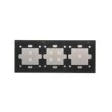 Simon 54 Touch Panel dotykowy S54 Touch 3 moduły 1 pole dotykowe + 4 pole dotykowe + 2 pola dotykowe pionowe srebrna mgła DSTR3143/71 KONTAKT