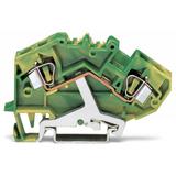 topJob złączka 2-przewodowa 6 mm2 PE żółto-zielona