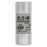 CYLINDRICAL FUSE 22 x 58 4A GG 690V AC Wkładka cylindryczna 22 x 58mm 4A GG 690V AC C22G4 EATON
