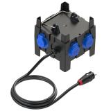 ROZDZIELNICA PRZENOŚNA Z TWORZYWA TYPU „NYSA”  Wejście 16/3-GS+2M wyjście 7xGS  IP44