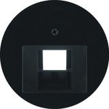 BERKER R.X Płytka czołowa do gniazda przyłączeniowego UAE pojedyncza komp./tel. cz 14072045 HAGER