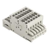 MCS-MINI wtyk kombi 8-bieg. j-szary raster raster 3,5 mm /25szt./ WAGO