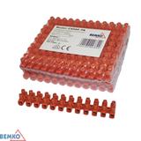 ZŁĄCZKA ZACISKOWA 6mm2 TWARDA POMARAŃCZOWA - 10 SZT