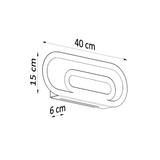Sollux Kinkiet SACCON biały SL.0931