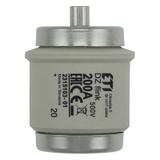 FUSE 200A DV 500V TYPE DZ Wkładka DV 200A DZ 500VAC E200 200D200Q EATON