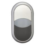 M22-DDL-WS Przycisk podwójny biało/czarny z samopowrotem i z możliwością podświetlenia 216704 EATON