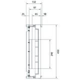 univers N 450x250mm podzespół dla wyłącznika mocy H3+ P250 +FI UK31LH1F HAGER