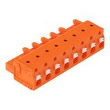 1-przewodowe gniazdo przycisk Push-in CAGE CLAMP pomarańczowa /25szt./ 2231-708/026-000 WAGO