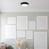 Milagro plafon LED Ohio 24W 1680lm 4000K czarny ML3832