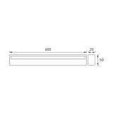 Oprawa dekoracyjna SMD LED CYBER LED 14W BLACK 4000K