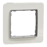 Sedna Design & Elements Ramka pojedyncza szkło białe efekt szkła SDD360801 SCHNEIDER
