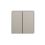 Klawisze podwójne do łączników ICON, MINI (komplet dwóch sztuk) taupe 60DKL-2 KARLIK