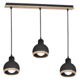 lampa wisząca Oval 3xE27 czarna MLP7046 Milagro