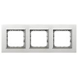 SONATA Ramka potrójna - kolor aluminium R-3RAC/35/38