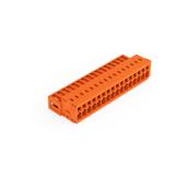 MCS-MINI Classic wtyk 16-bieg. pomarańczowy raster 3,81 mm /25szt./ WAGO