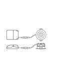 Oprawa SP FP FIX P 8W 927 PS DIM IP65 WT