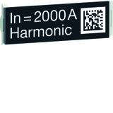 ACB HW2/4 Wtyczka z oznaczeniem zn.wyłącznika 2000A Harmonic dostarczane luzem