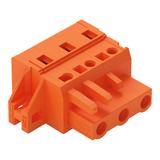 MCS-MIDI Classic gniazdo 3-bieg. pomarańczowy raster 7,62 mm /50szt./ WAGO