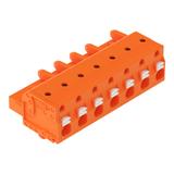 1-przewodowe gniazdo przycisk Push-in CAGE CLAMP pomarańczowa /50szt./ 2231-707/008-000 WAGO